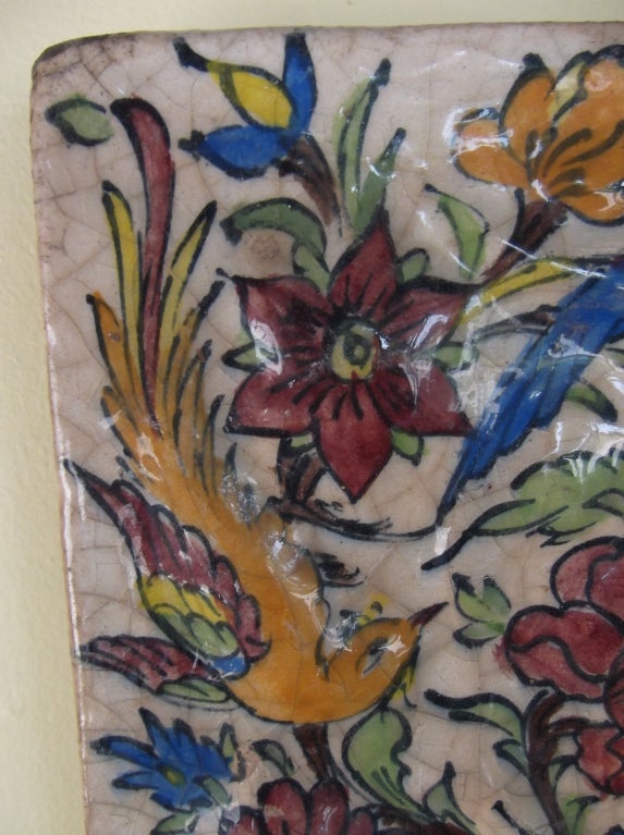 Beautiful Persian Tile In Excellent Condition In Delray Beach, FL