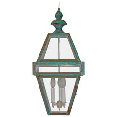 Four-Sided Architectural Hanging Lantern