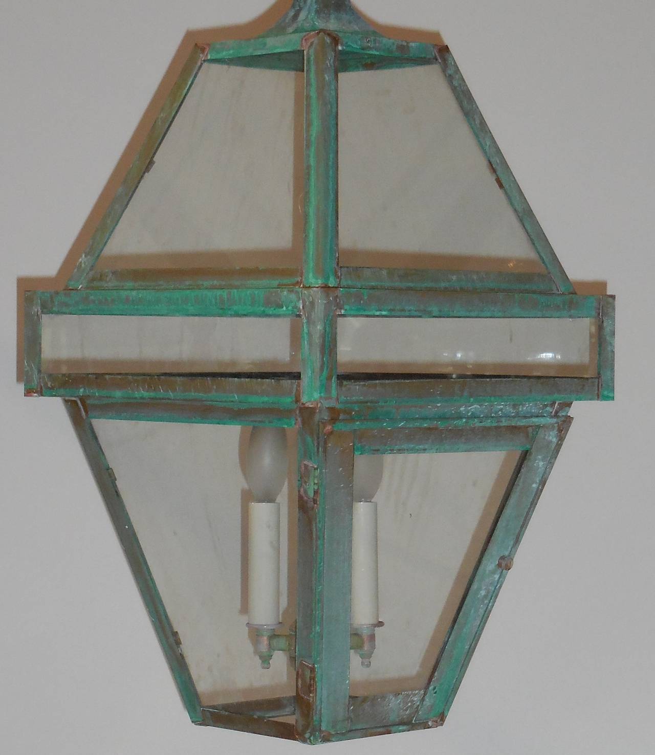 American Four-Sided Architectural Hanging Lantern