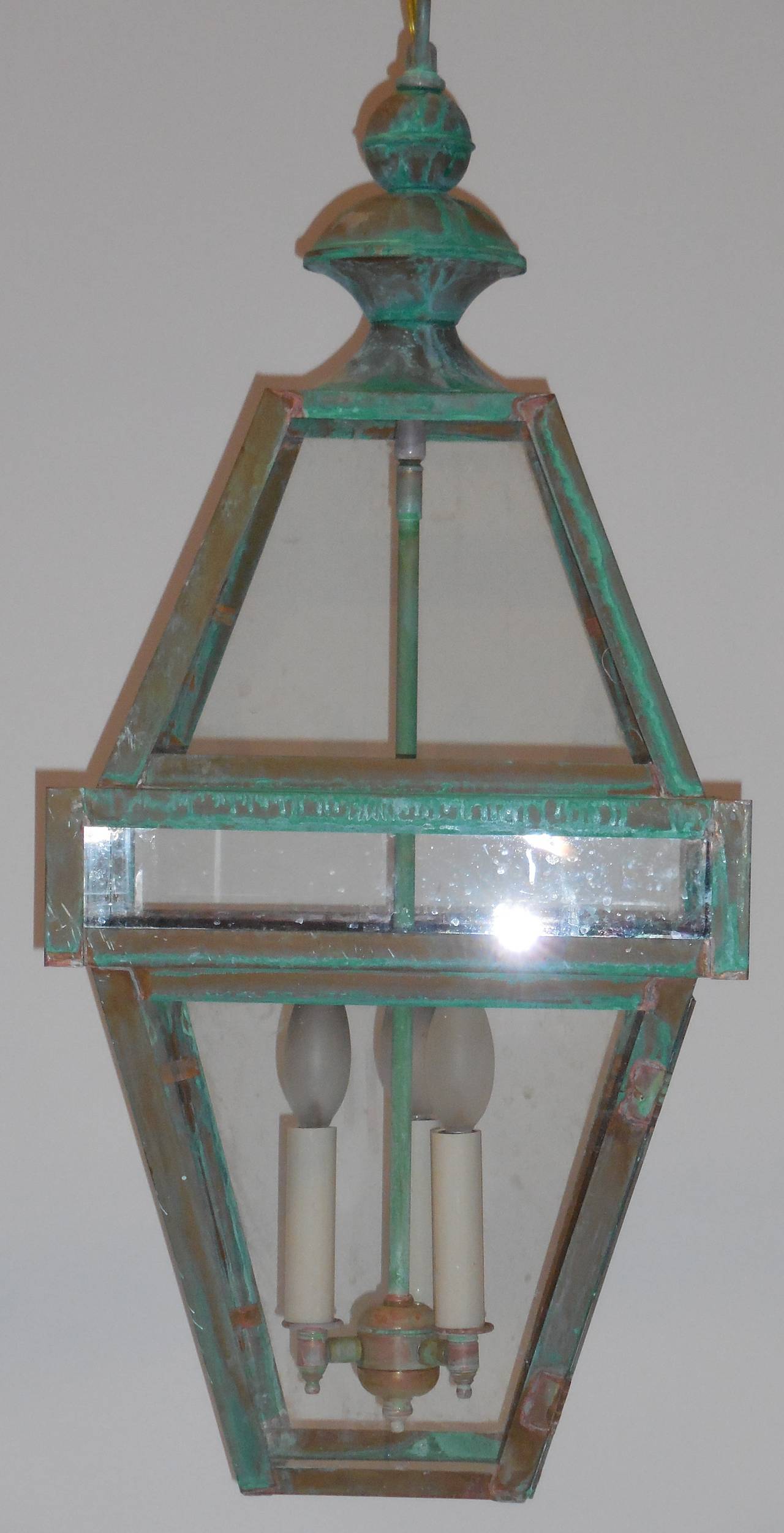 Four-Sided Architectural Hanging Lantern 3
