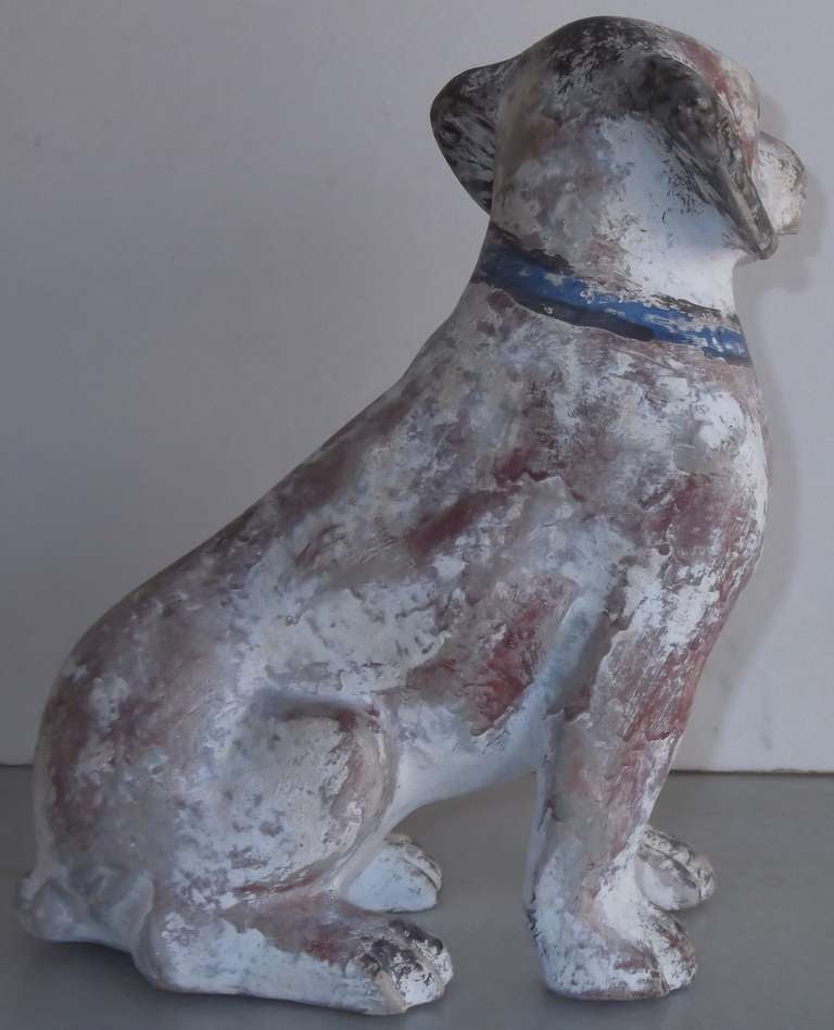 1970's Paper Mâché Dog Sculpture 2