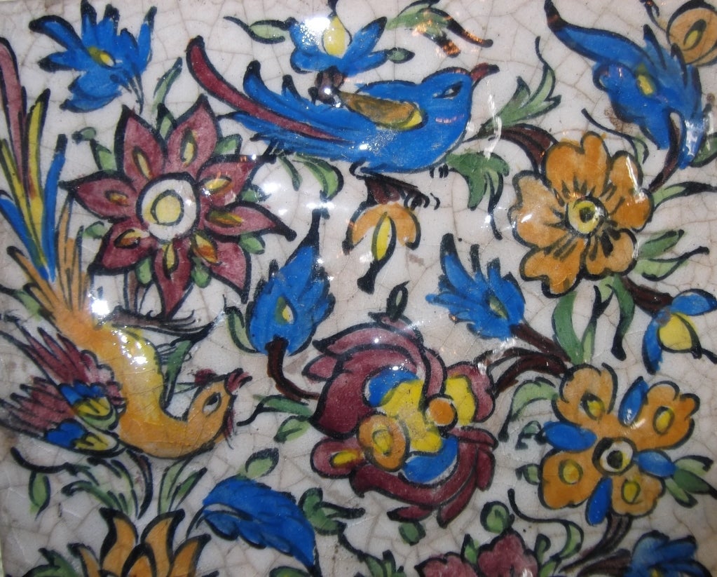 Late 20th Century Beautiful Persian Tile