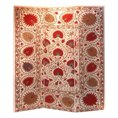Beautiful Suzani Textile Screen