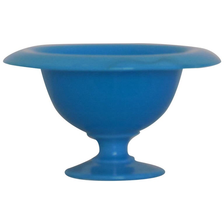 Blue opaline candy dish at 1stDibs