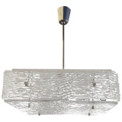 Square Glass Chandelier