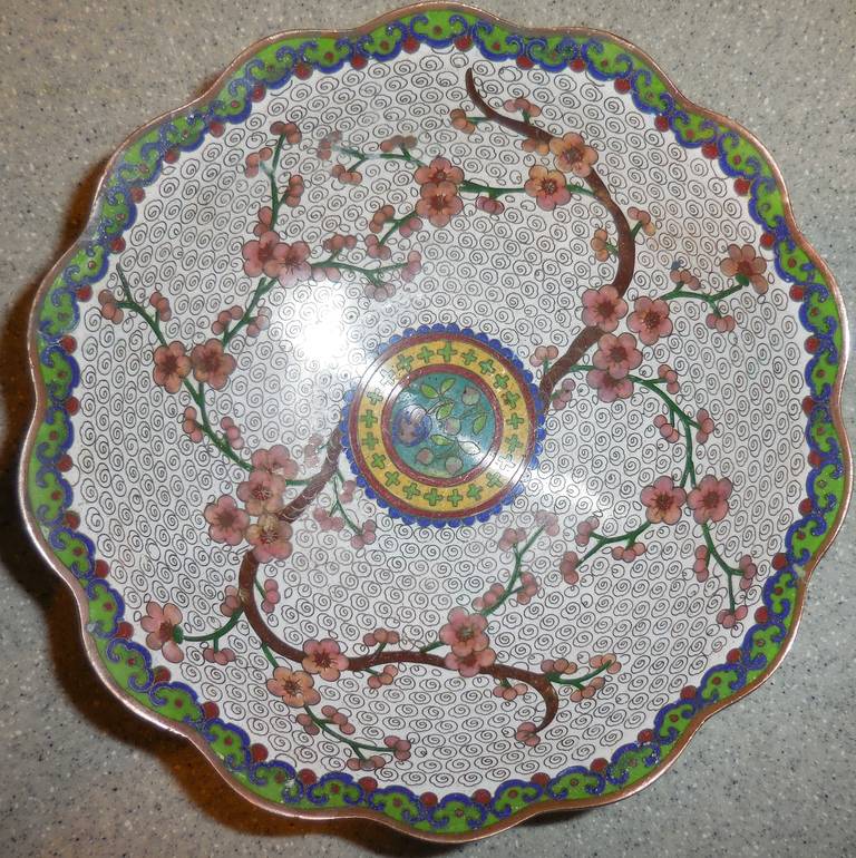 Pair of Fine Chinese Cloisonné Bowls