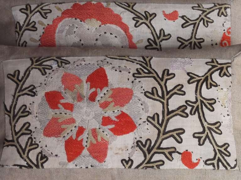 Uzbek Antique Suzani Pillows