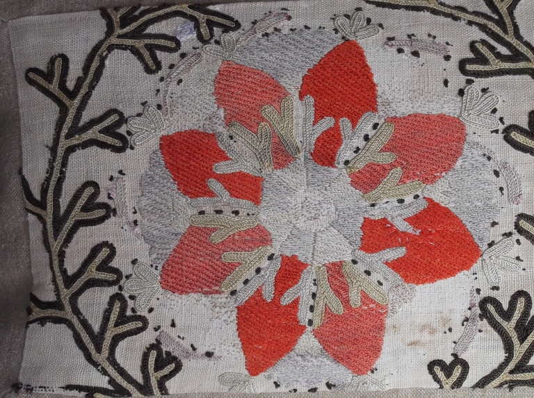 19th Century Antique Suzani Pillows