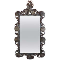 Iron Seashell Mirror