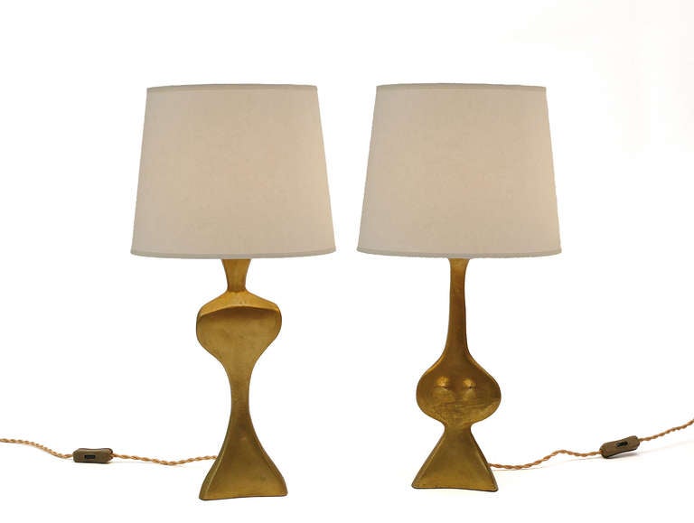 unique gold lamps