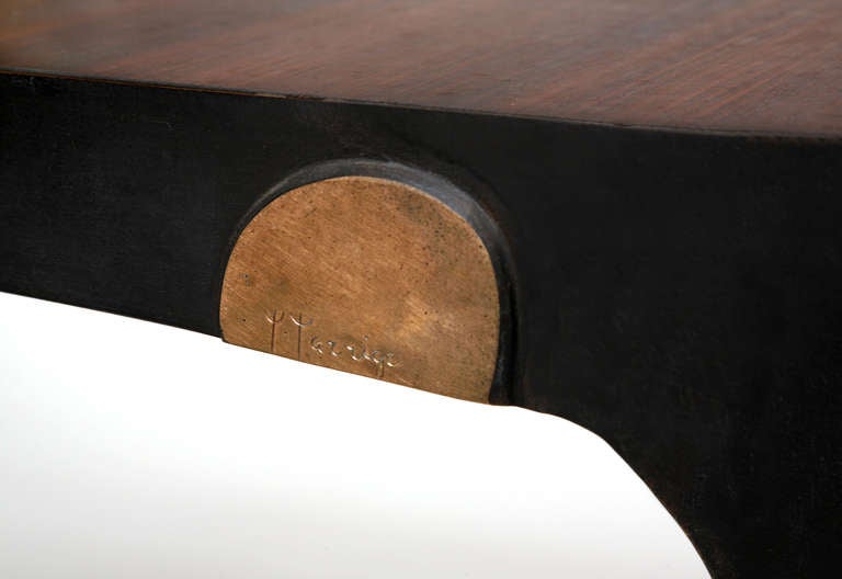 Unique Desk in Bronze by Jacques Jarrige, 2006 For Sale 2