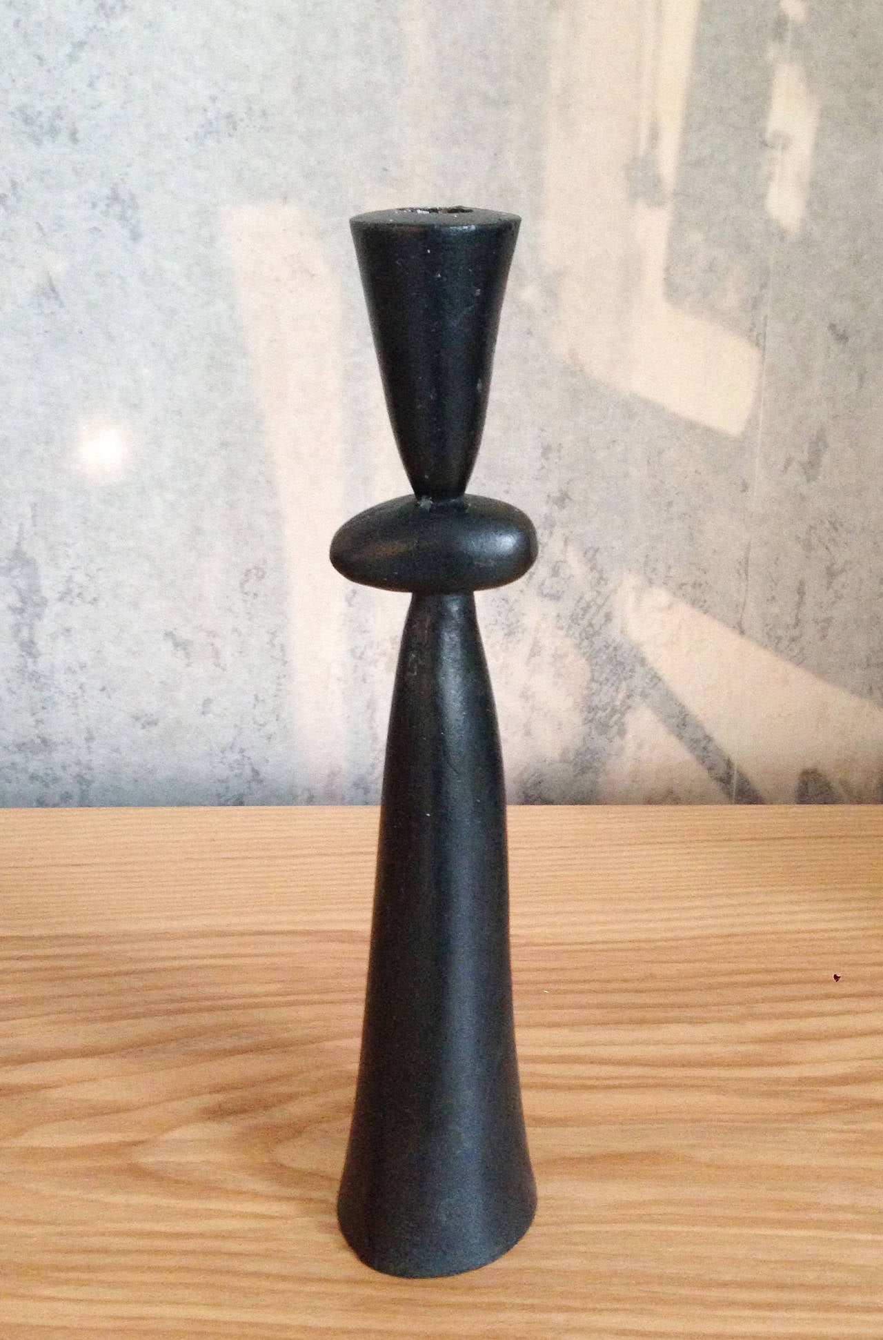 French Bronze Candlestick by Jacques Jarrige ©2006 For Sale