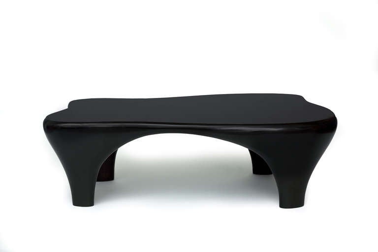 French Biomorphic Coffee Table by Jacques Jarrige, 1998 For Sale