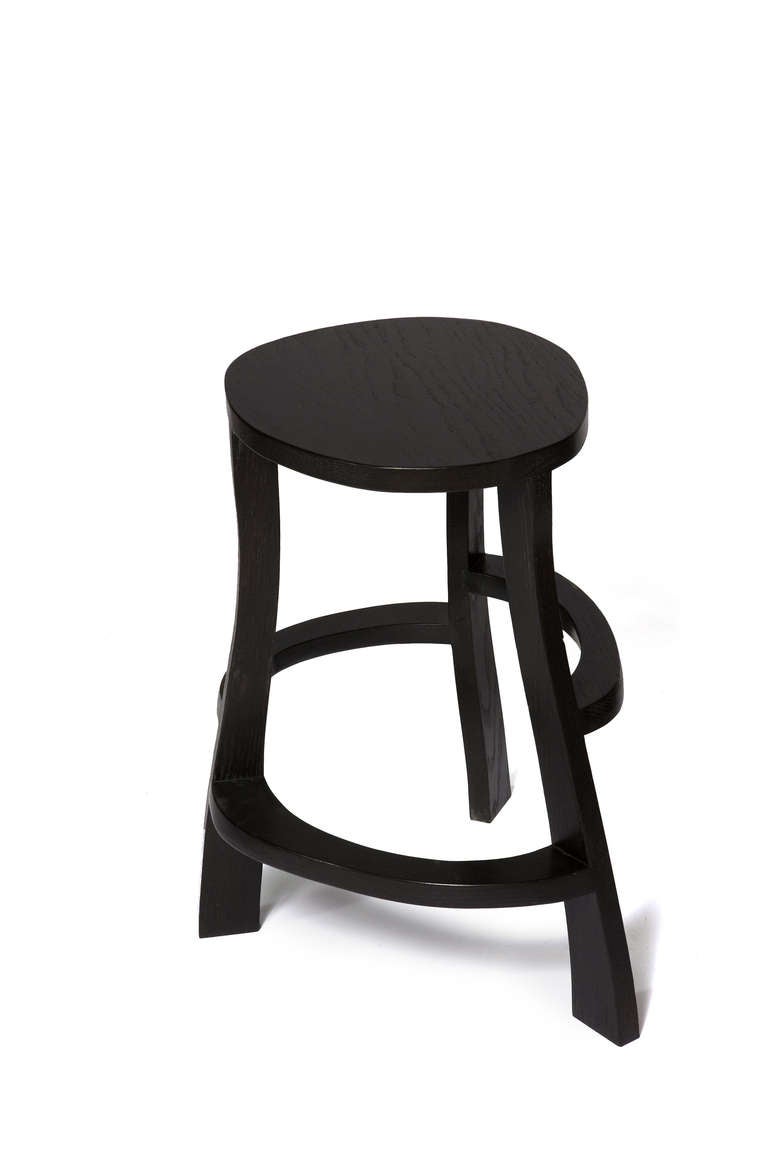 Hand Sculpted stools in stained oak by Jacques Jarrige

Jacques Jarrige's captivating line turns these stools into works of art. Yet they are functional and sturdy

Jarrige's work has been recently featured in IDEAT, November 2011, AD Collector,