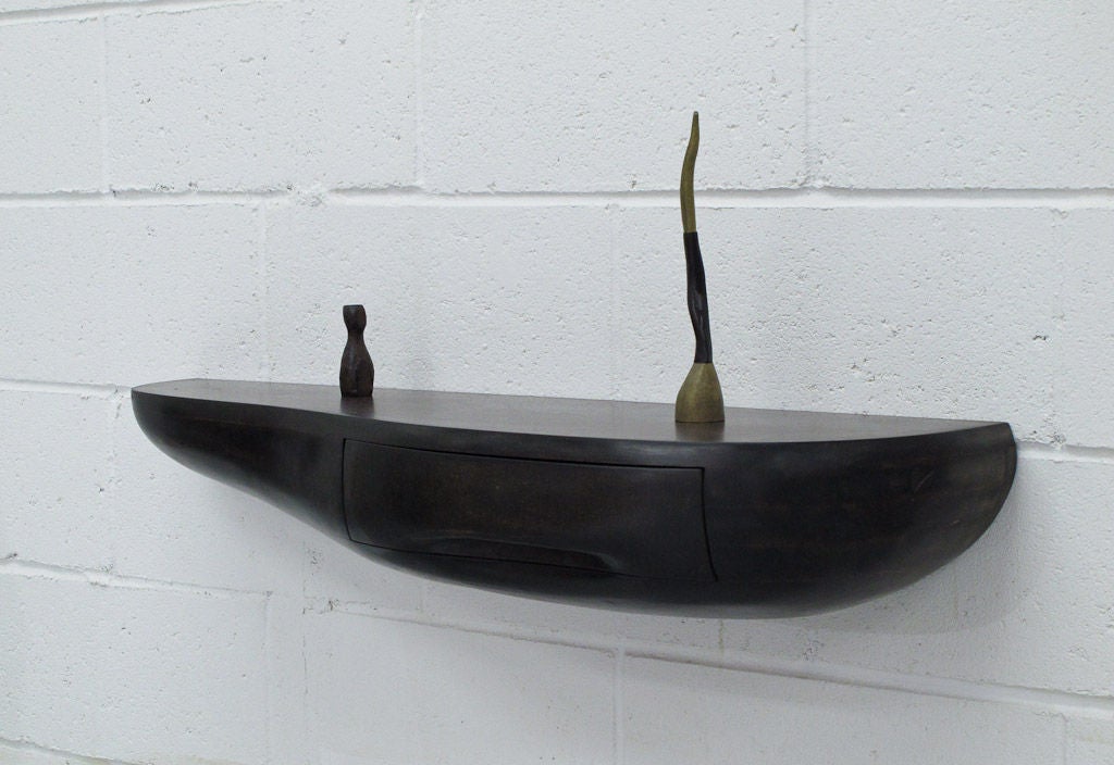 French Biomorphic Wall Console by Jacques Jarrige, 2006 For Sale