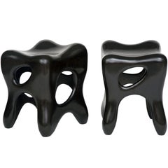 Antique Osselet Stools by Jacques Jarrige, 2006