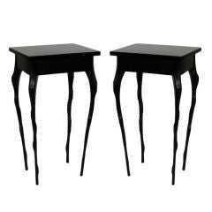 Pair of Side Tables by Jacques Jarrige