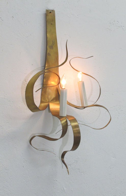 Pair Of  Wall Sconces By Jacques Jarrige ©1998 In Excellent Condition For Sale In New York, NY
