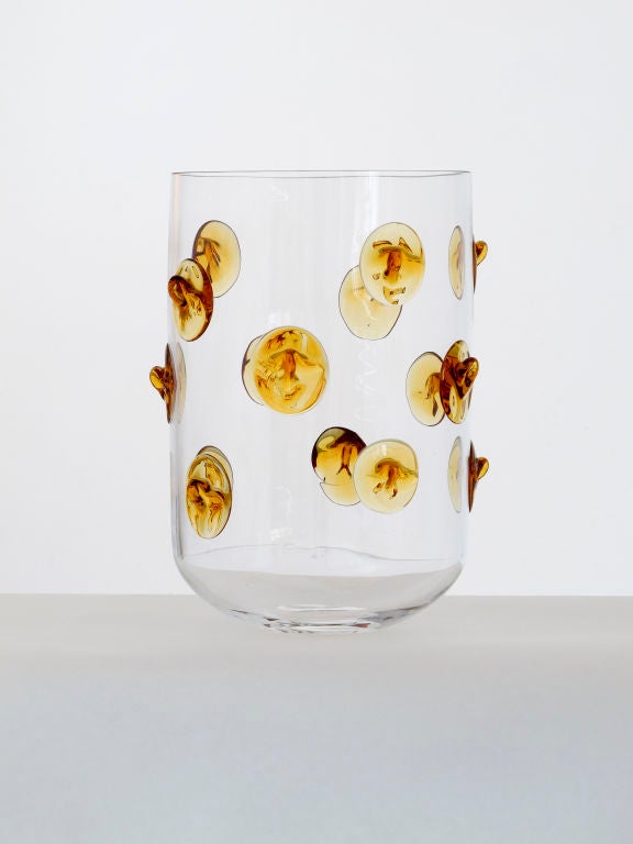 Hand-Blown Bohemian GLASS Vases 3