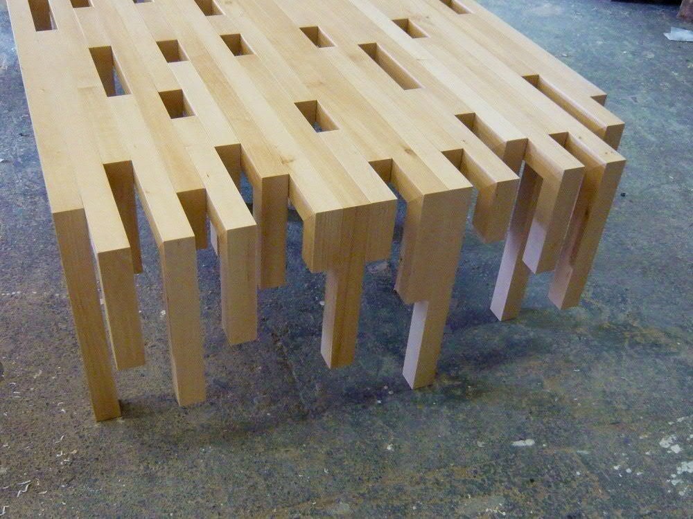 Constructivist Coffee Signed Table by Damian Hamon For Sale at 1stDibs