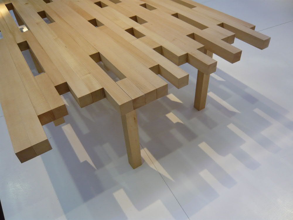 Constructivist Coffee Signed Table by Damian Hamon For Sale at 1stDibs