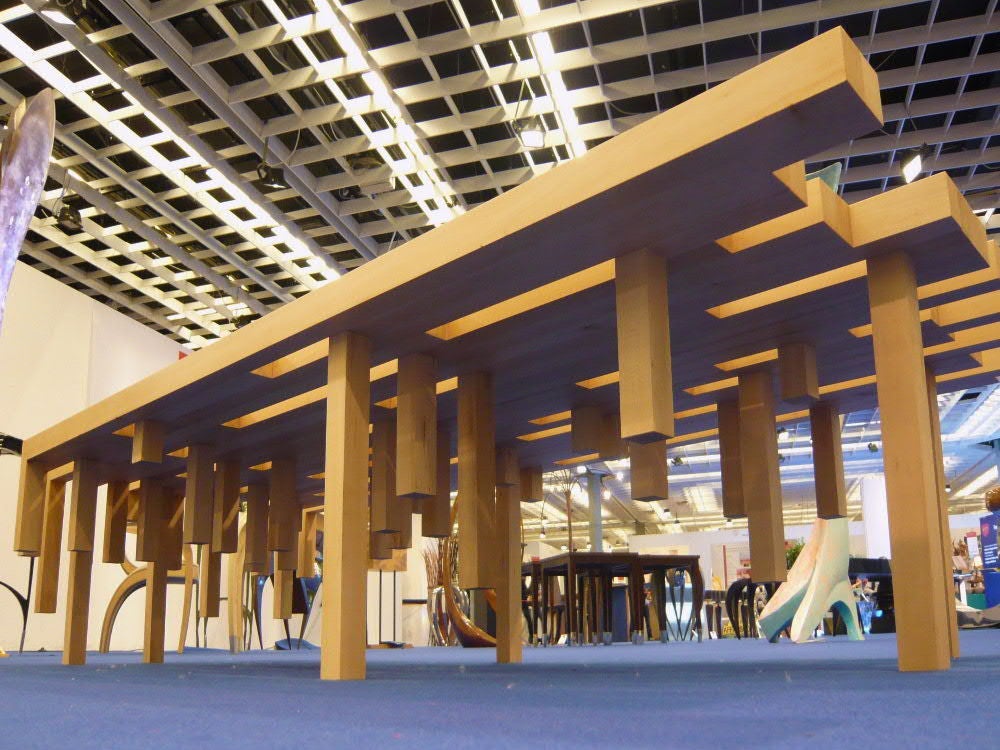 Constructivist Coffee Signed Table by Damian Hamon For Sale at 1stDibs