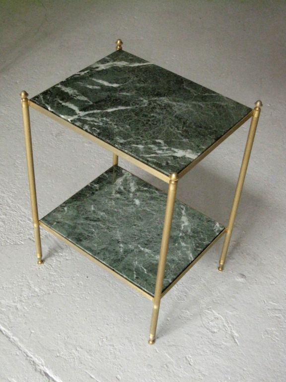 French Elegant Pair of Side Tables