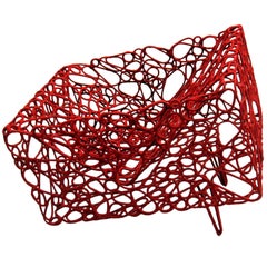 Chaise d'artiste tissée à la main par Cheik Diallo