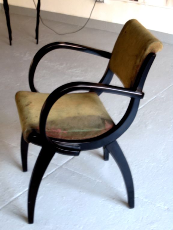 Paar französische Sessel aus den 1930er Jahren im Angebot 1