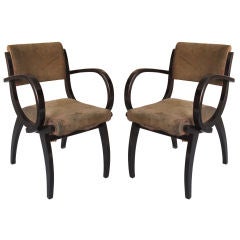 Pair of 1930's French Armchairs 10