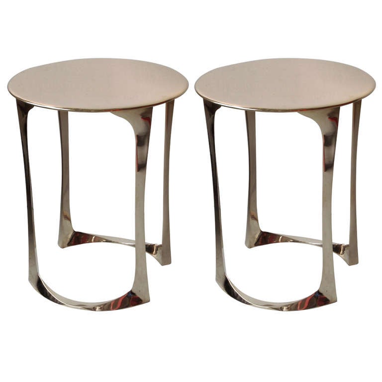 Pair of Side Tables by Anasthasia Millot For Sale at 1stdibs
