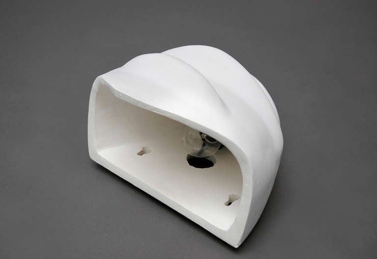 Plaster Shell Sconces by Eric Schmitt For Sale at 1stdibs