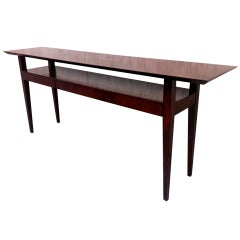 Maxime Old Very Pure Long Rosewood Console with Three Drawers