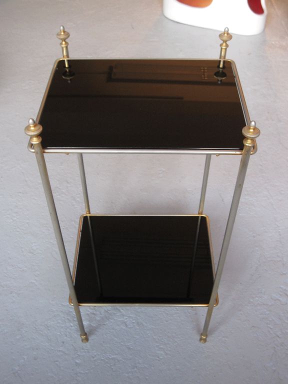 Pair of Side Tables Manner of Jansen In Excellent Condition In New York, NY