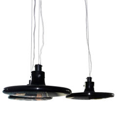 3 SuperNova Black Suspension lights  by Jay Osgerby