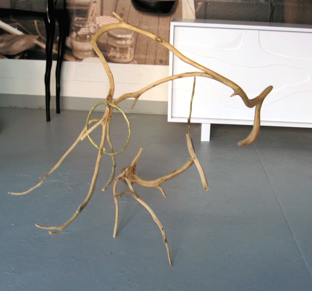 Mobile Sculpture made from Driftwood by Jacques Jarrige In Excellent Condition In New York, NY