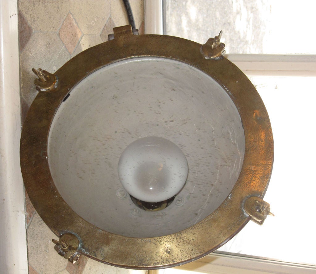 Genuine Marine Ceiling Lights In Good Condition In New York, NY