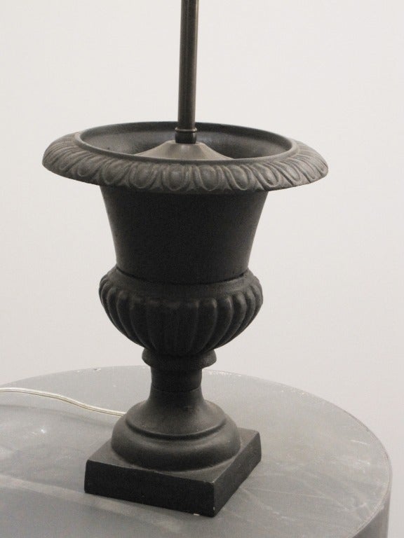 French Cast Iron Lamp