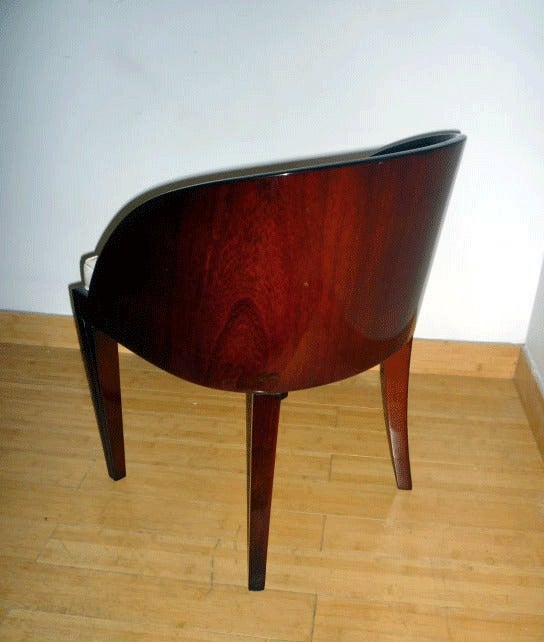 Rosewood 1930 French Vanity Chair