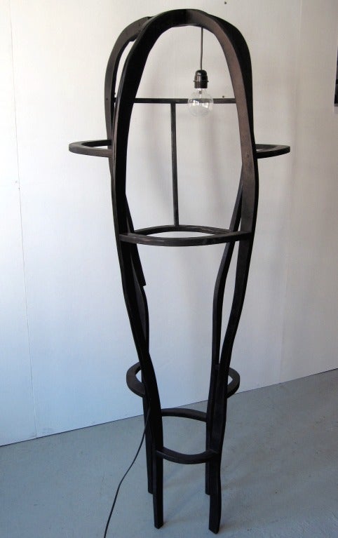 Contemporary Floor Lamp Sculpture by Jacques Jarrige For Sale