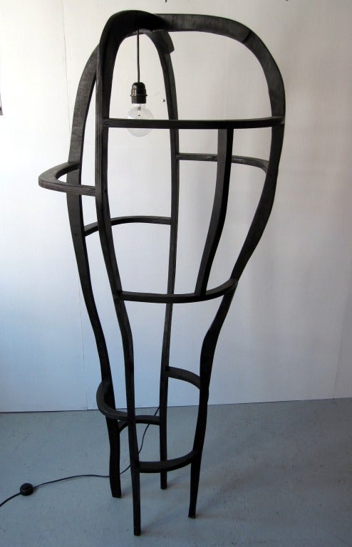 Lámpara de pie Escultura de Jacques Jarrige Francés en venta