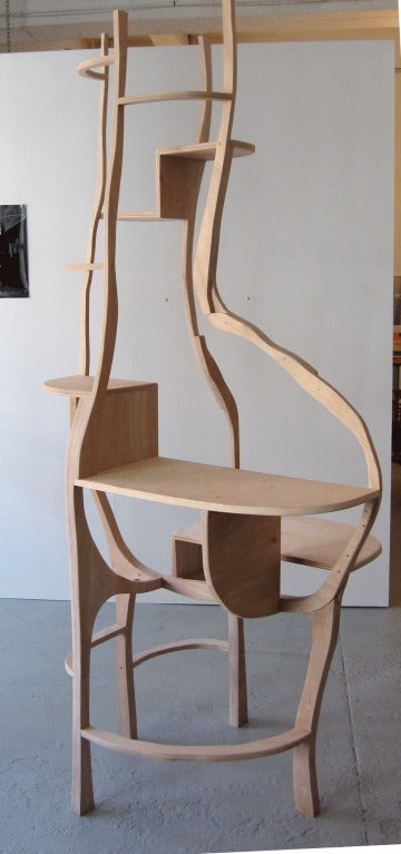 French Shelving Sculpture or Writing Table by Jacques Jarrige, 2012