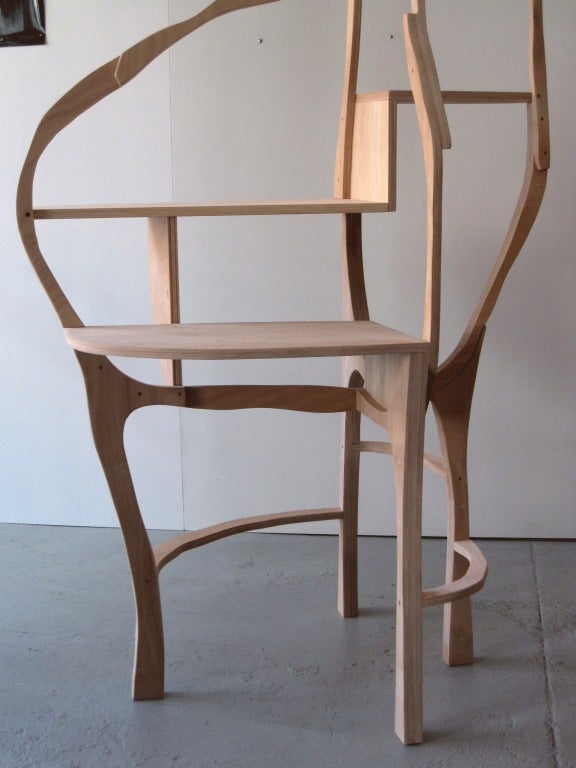 Contemporary Shelving Sculpture or Writing Table by Jacques Jarrige, 2012