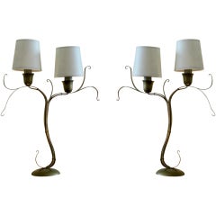 Pair of Fiori Table Lamps by Jacques Jarrige ©1998 7
