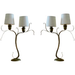 Pair of Fiori Table Lamps by Jacques Jarrige ©1998