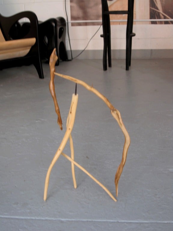 Driftwood Mobile Sculpture by Jacques Jarrige For Sale
