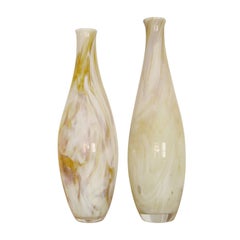 Hand blown glass vases