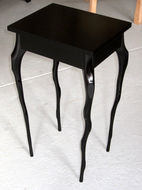 Wood Pair of Side Tables by Jacques Jarrige ©2007 For Sale