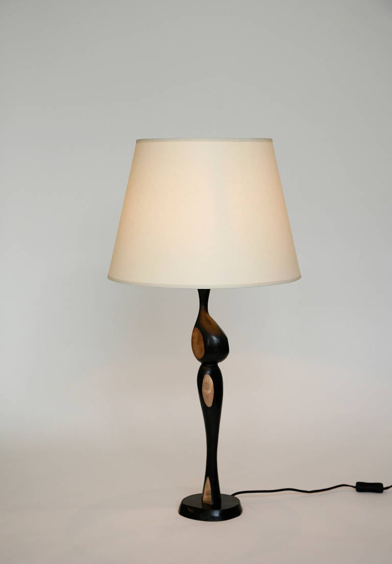 Pair of Tall Bronze Lamps by Jacques Jarrige In Excellent Condition For Sale In New York, NY