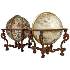 Coronelli Terrestrial and Celestial Globes